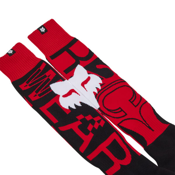 FOX 180 RACE SPEC SOCKS  FLO RED