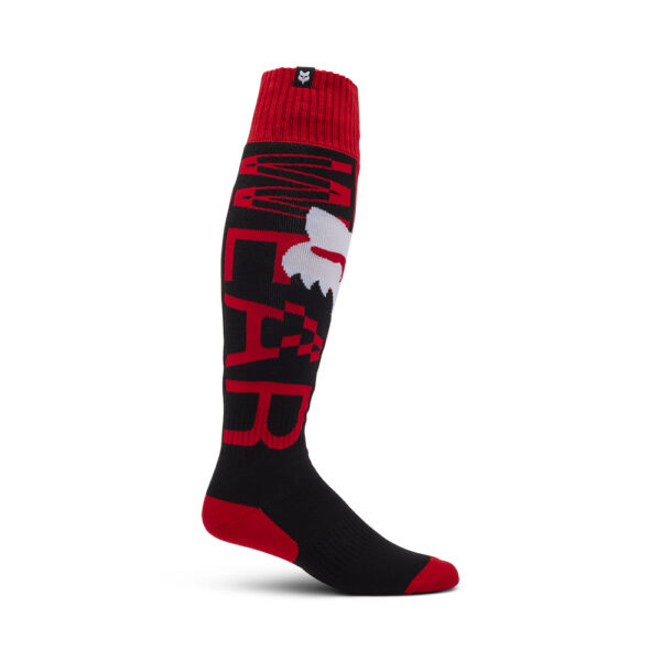 FOX 180 RACE SPEC SOCKS  FLO RED