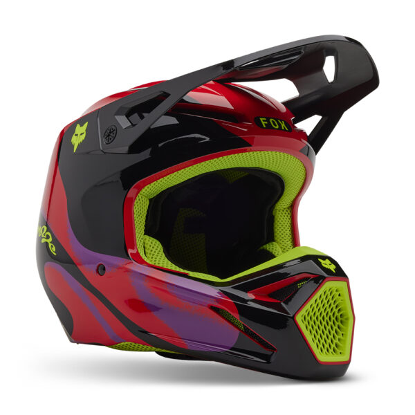 FOX V1 EMOTION HELMET MIPS CE  FLO RED