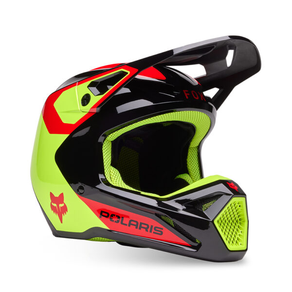 FOX V1 POLARIS HELMET MIPS CE  FLO YELLOW