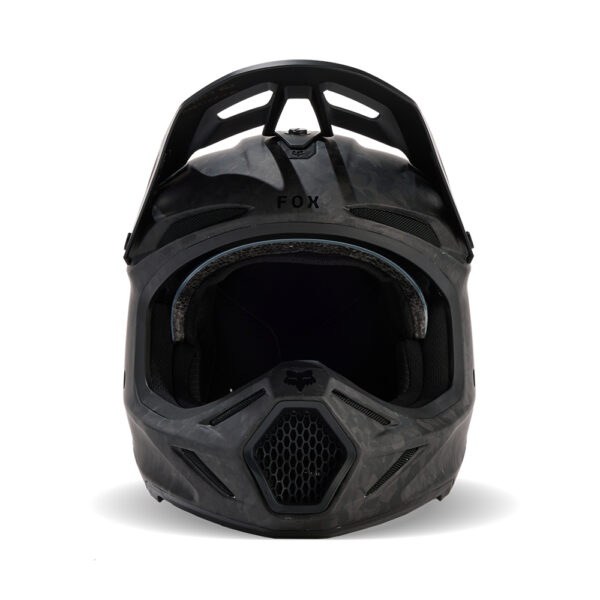 FOX V3 RS CARBON SOLID HELMET MIPS CE  MATTE BLACK