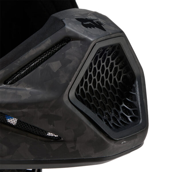 FOX V3 RS CARBON SOLID HELMET MIPS CE  MATTE BLACK