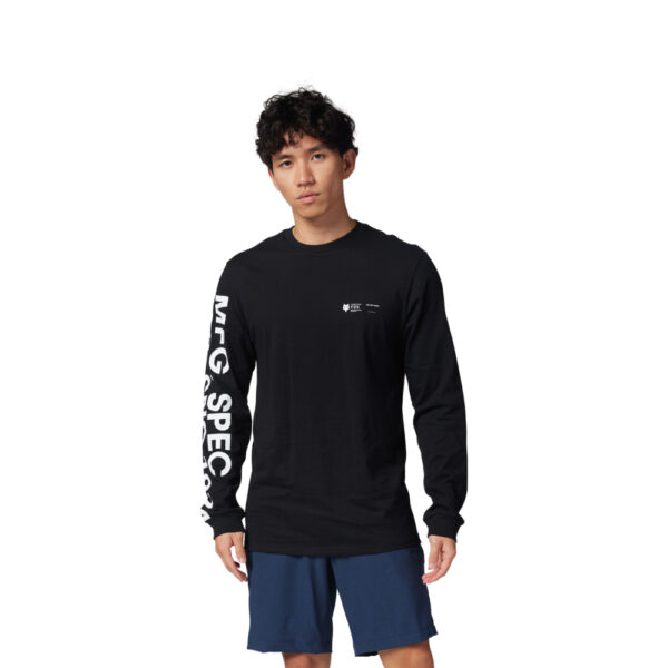 FOX BARGE PREMIUM LS TEE  BLACK