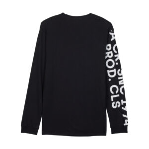 FOX BARGE PREMIUM LS TEE  BLACK