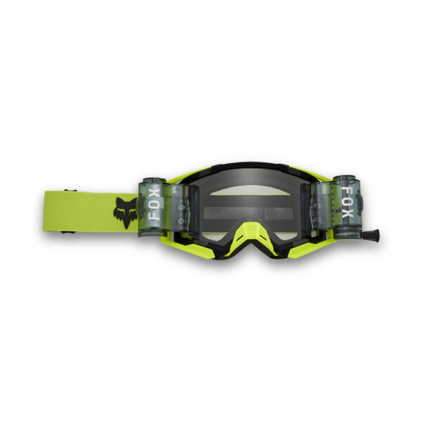 FOX AIRSPACE ROLLOFF GOGGLES  FLO YELLOW