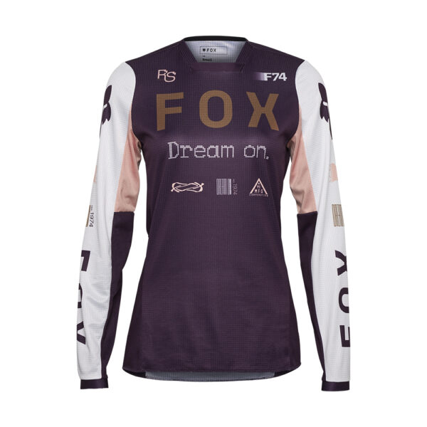 FOX WOMENS 180 RACE SPEC JERSEY  DARK PURPLE