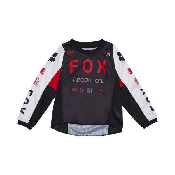 FOX KIDS 180 RACE SPEC JERSEY  FLO RED