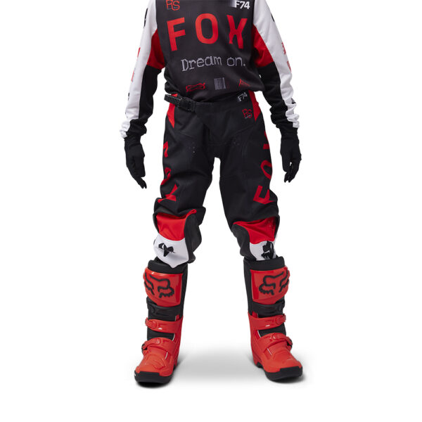 FOX YOUTH 180 RACE SPEC PANTS  FLO RED