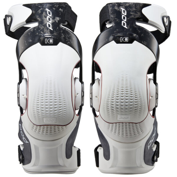 K8 3.0 KNEE BRACE PAIR  CARBON/WHITE