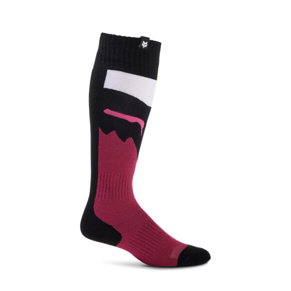 FOX WOMENS 180 FLORA SOCKS  BLACK/PINK