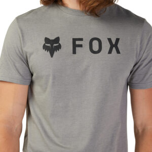 FOX ABSOLUTE SS PREMIUM TEE  HEATHER GRAPHITE