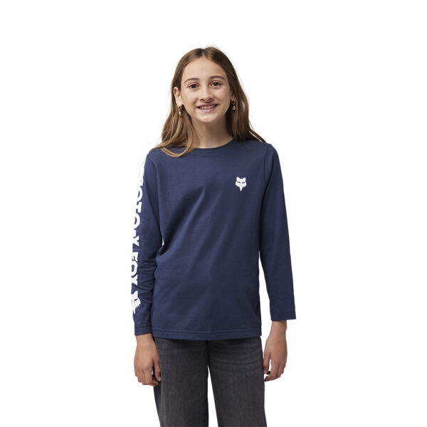 FOX YOUTH MOTO-X LS TEE  MIDNIGHT