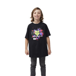 FOX YOUTH ENERGY SS TEE  BLACK