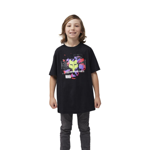 FOX YOUTH ENERGY SS TEE  BLACK