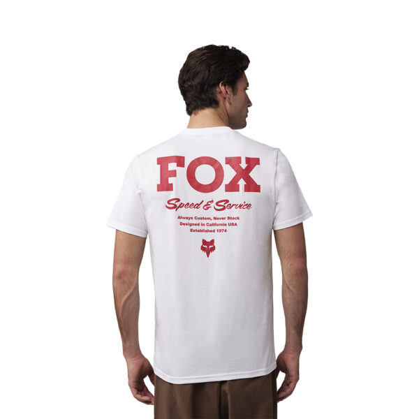 FOX SPEED & SERVICE SS PREMIUM TEE  OPTIC WHITE