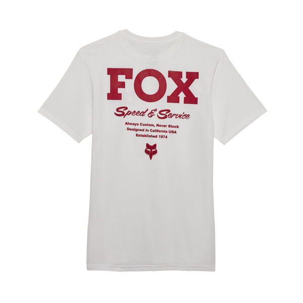 FOX SPEED & SERVICE SS PREMIUM TEE  OPTIC WHITE