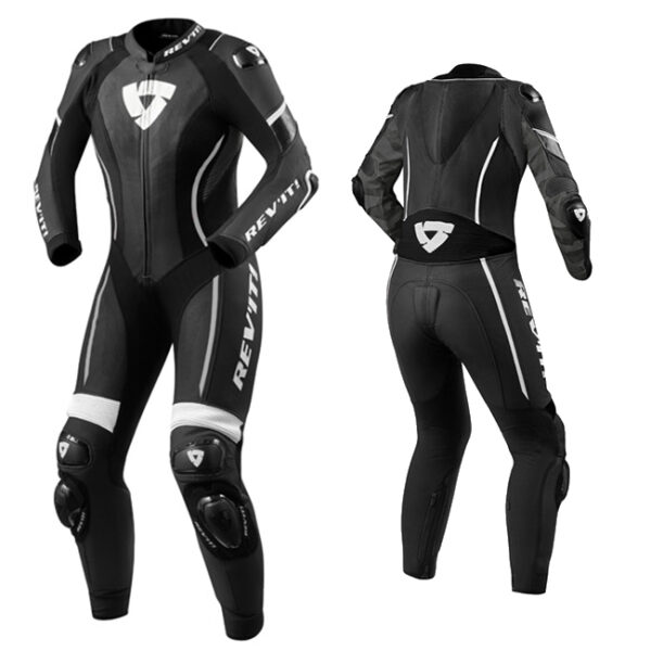 REVIT Xena Ladies 1pc RaceSuit Black-White