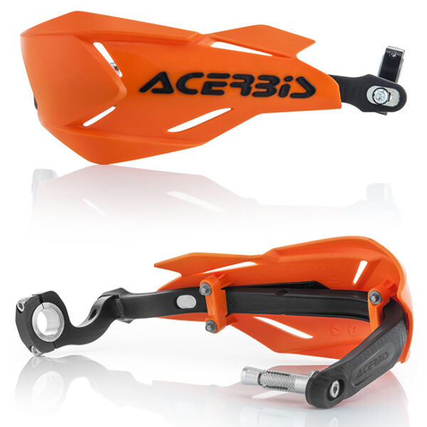 X-Factory handguard Orange/ Black Acerbis