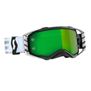 Prospect Goggle Black/White Green Chrome Works Lens Scott