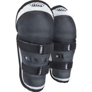 Peewee Titan Knee/Shin Guard - Black/Silver