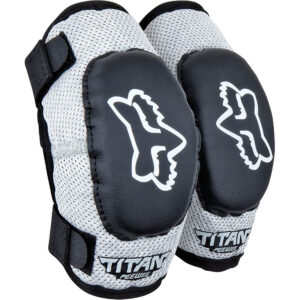 Peewee Titan Elbow Guard S/M - Black/Silver