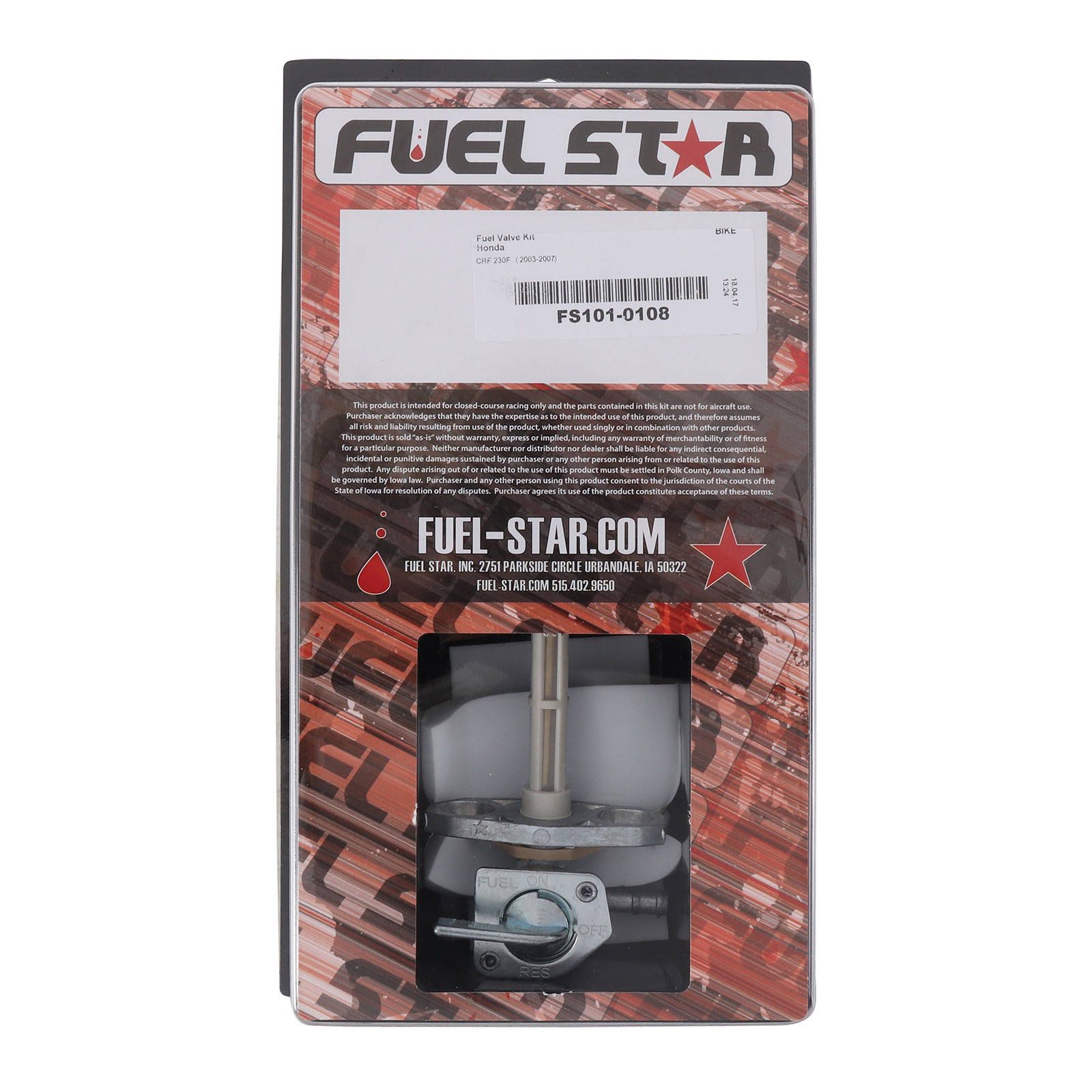 FUEL STAR FUEL TAP KIT FS101-0108