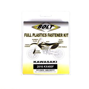 BOLT PLASTICS FASTENER KIT KAW KX450F 16-18 KX250F 17-20