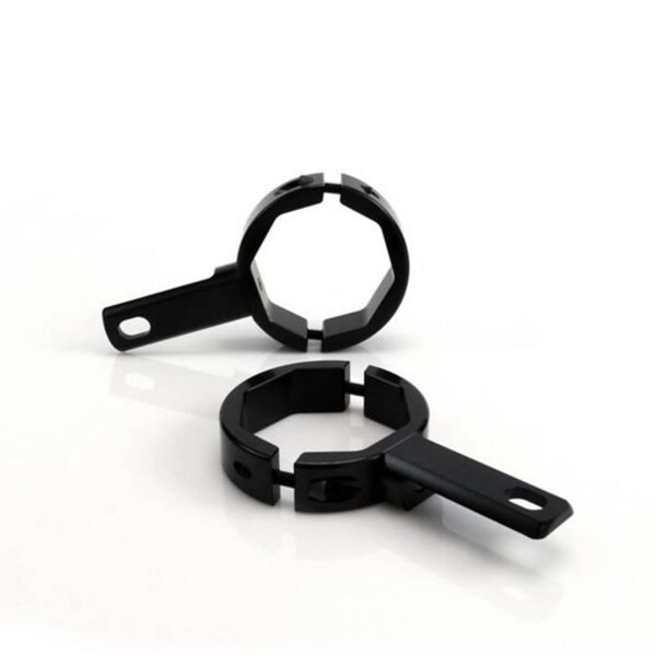 DENALI USD FORK TUBE LIGHT MNT/ 50-60MM DIAM TUBES BLK