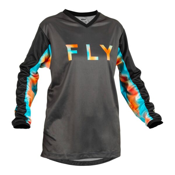 FLY '23 WOMENS F-16 JERSEY GREY/PINK/BLUE