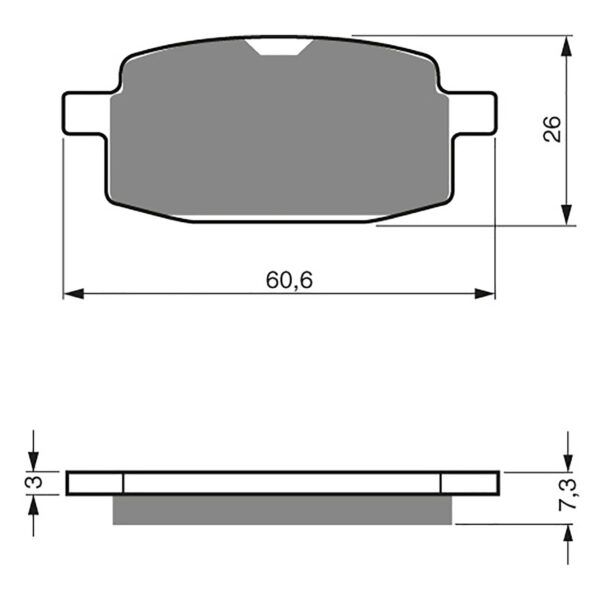 BRAKE PADS GOLDFREN SINTERED SPORTS GF114 - S3 ( PH117 )