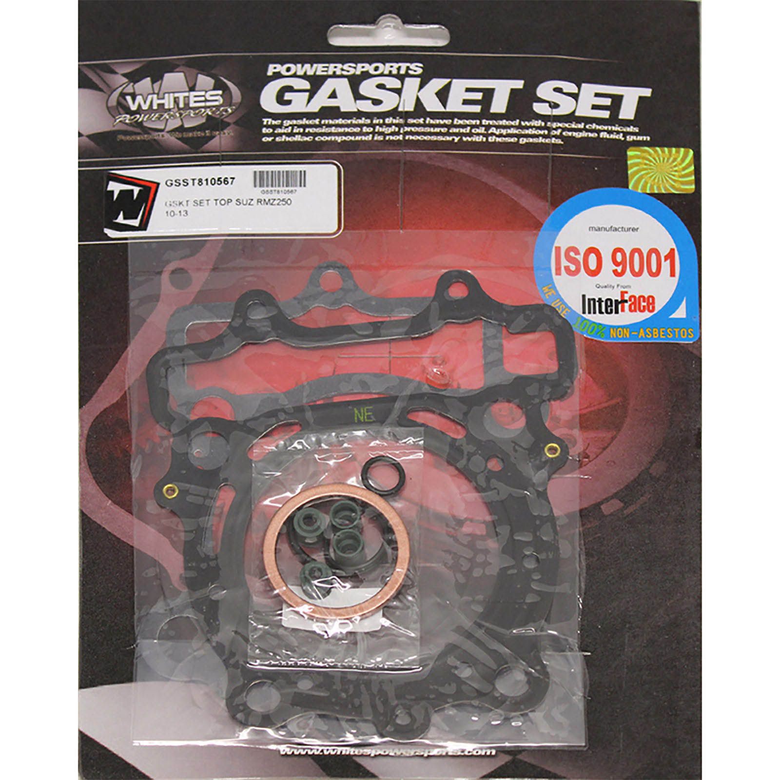 WHITES GASKET SET TOP SUZ RMZ250 10-18