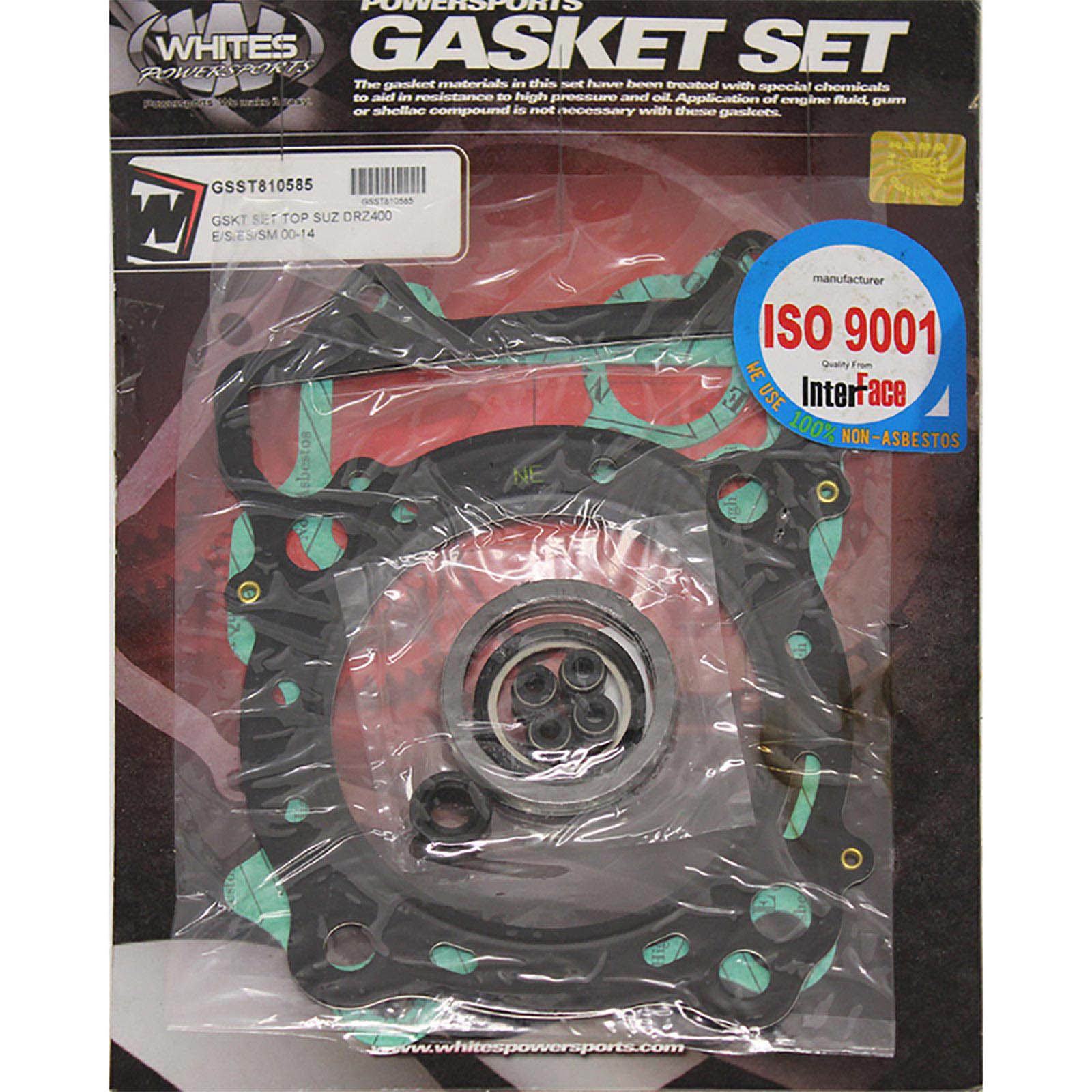 WHITES GASKET SET TOP SUZ DRZ400 E/S/ES/SM 00-14