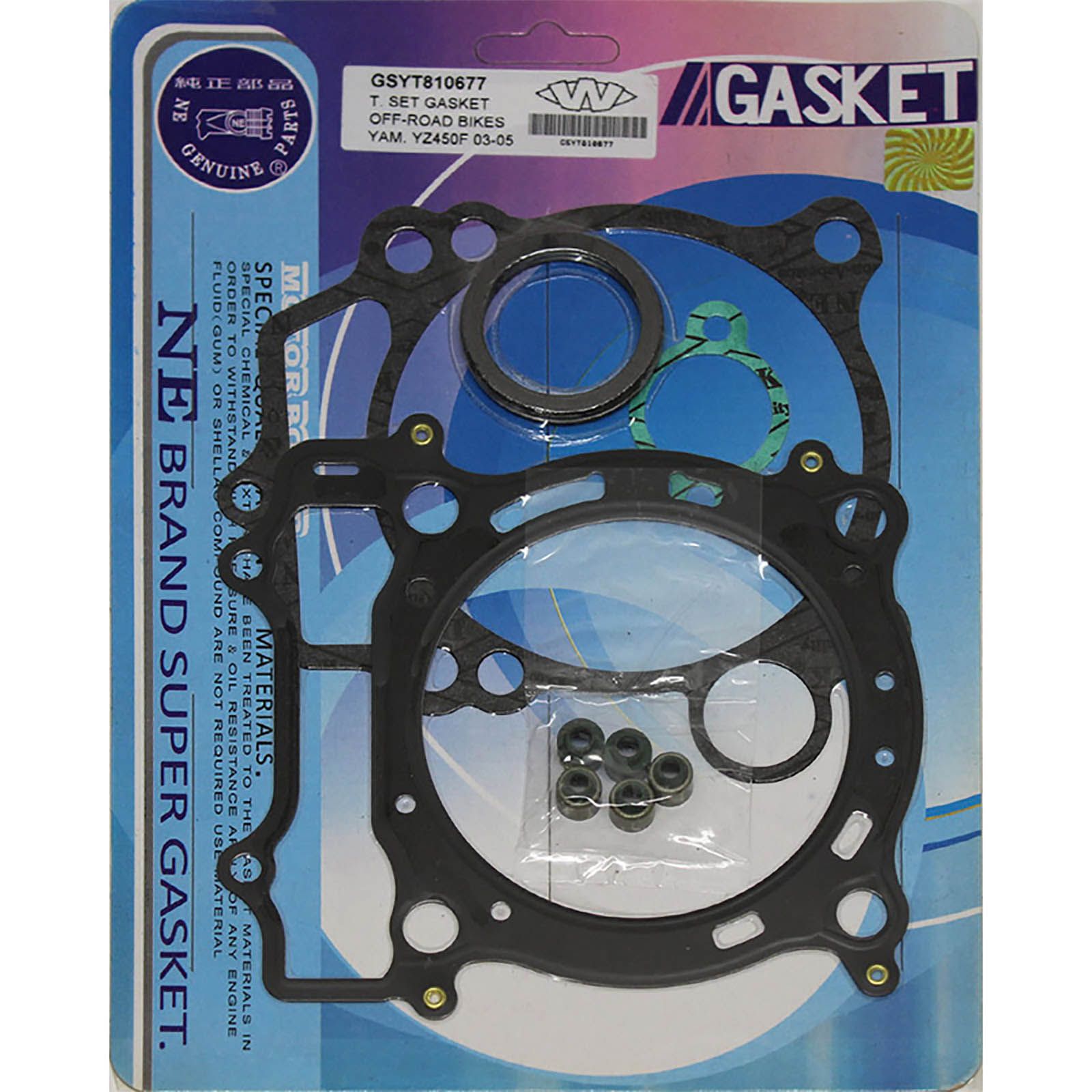WHITES GASKET SET TOP YAM YZ450F 03-05