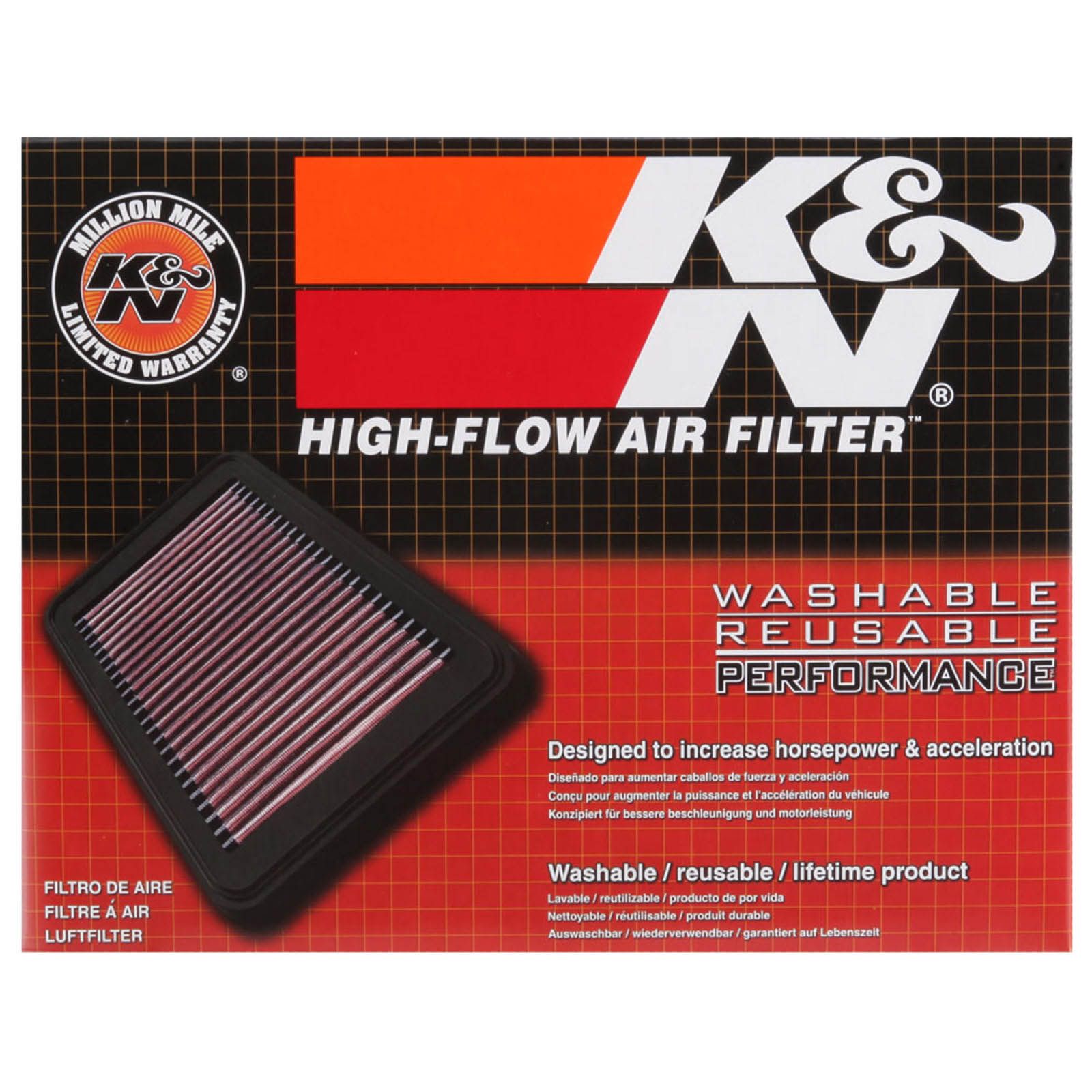 K&N REPLACEMENT AIR FILTER 790 Duke 18-