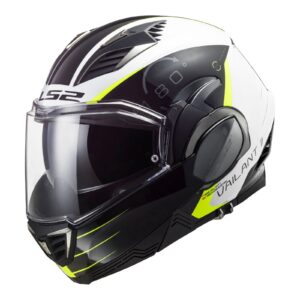 LS2 FF900 VALIANT II CODEX BLK FLIP FRONT WHT