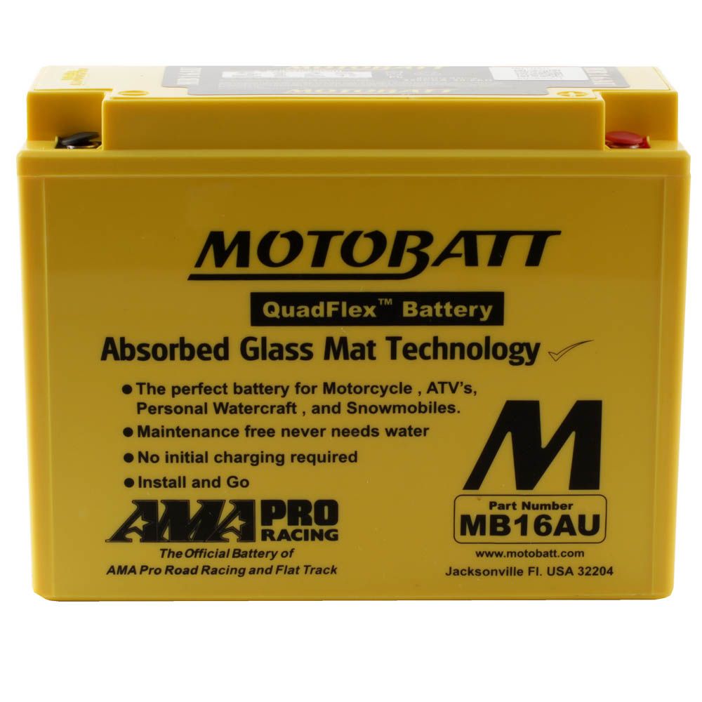 MB16AU MOTOBATT QUADFLEX BATTERY (4PCS/CTN)
