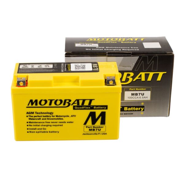 MB7U MOTOBATT QUADFLEX BATTERY (8PCS/CTN)