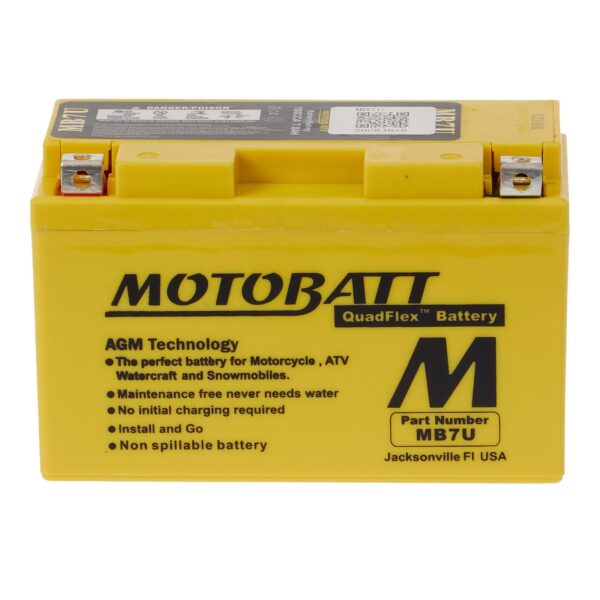 MB7U MOTOBATT QUADFLEX BATTERY (8PCS/CTN)