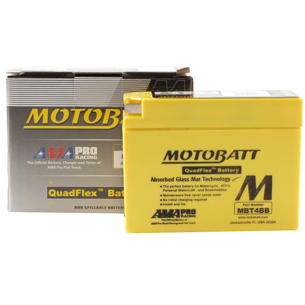 MBT4BB MOTOBATT QUADFLEX BATTERY (20PCS/CTN)