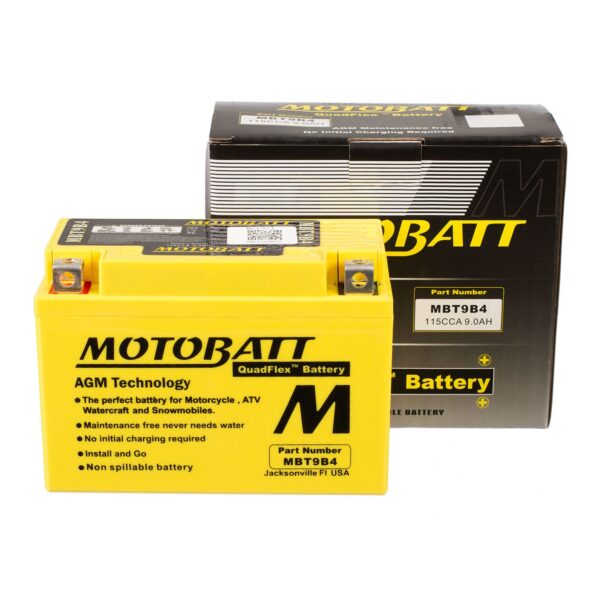 MBT9B4 MOTOBATT QUADFLEX BATTERY (6PCS/CTN)