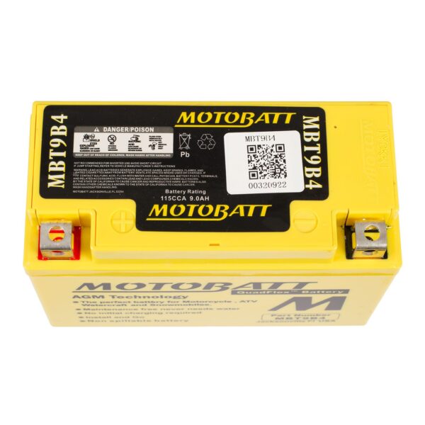 MBT9B4 MOTOBATT QUADFLEX BATTERY (6PCS/CTN)