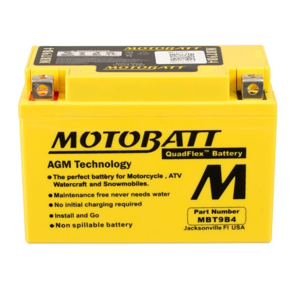 MBT9B4 MOTOBATT QUADFLEX BATTERY (6PCS/CTN)