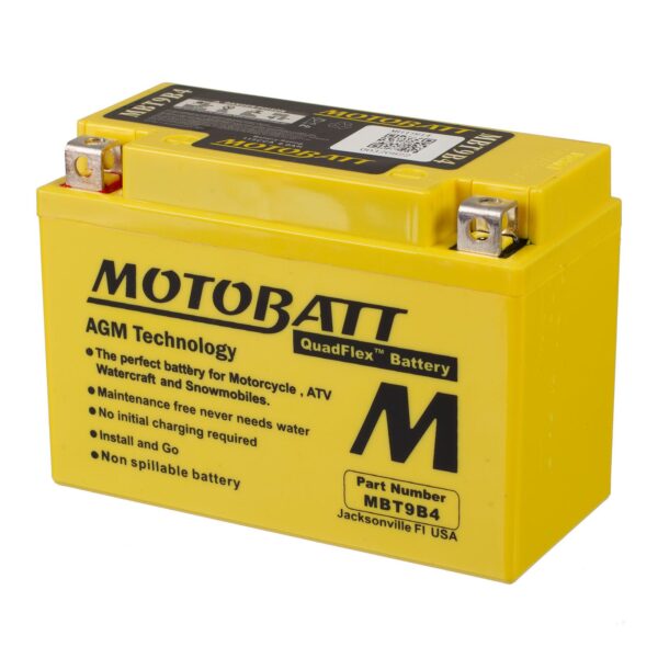 MBT9B4 MOTOBATT QUADFLEX BATTERY (6PCS/CTN)