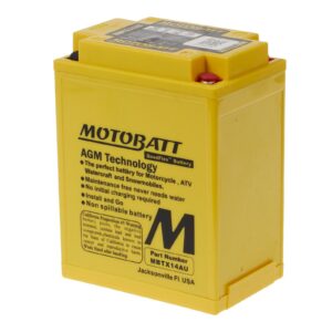 MBTX14AU MOTOBATT QUADFLEX BATTERY (4PCS/CTN)