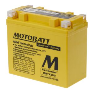 MBTX20U MOTOBATT QUADFLEX BATTERY (4PCS/CTN)