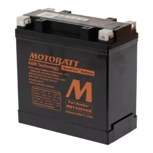 MBTX20UHD BLACK MOTOBATT QUADFLEX BATTERY (4PCS/CTN)
