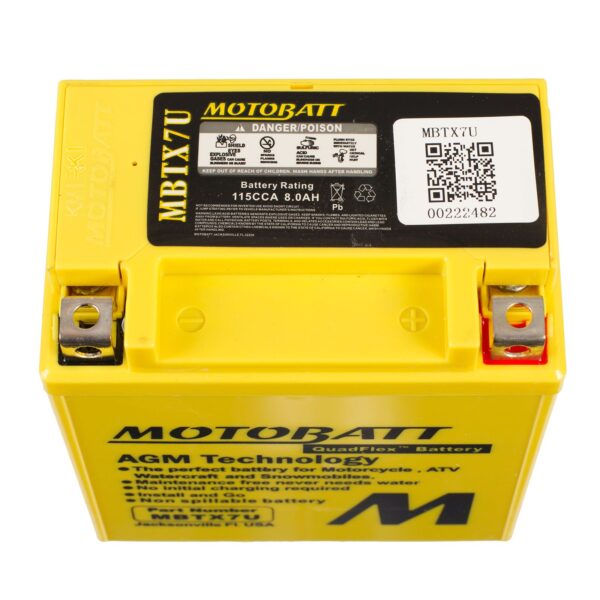 MBTX7U MOTOBATT QUADFLEX BATTERY (8PCS/CTN)