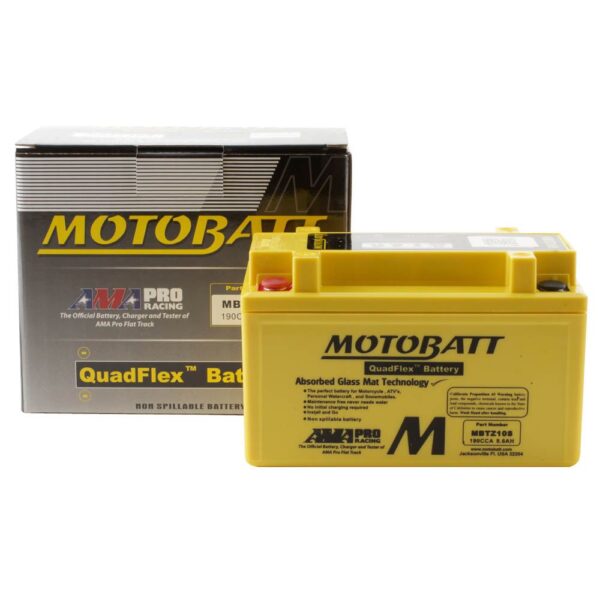 MBTZ10S MOTOBATT QUADFLEX BATTERY (8PCS/CTN)