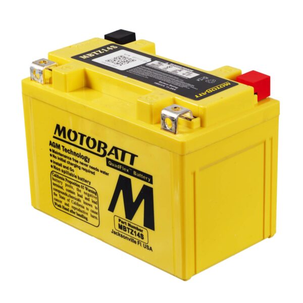 MBTZ14S MOTOBATT QUADFLEX BATTERY (8PCS/CTN)