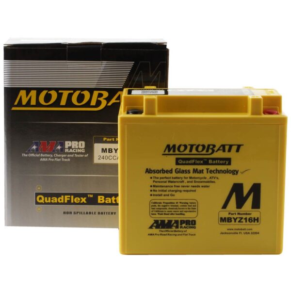 MBYZ16-H MOTOBATT QUADFLEX BATTERY (4PCS/CTN)